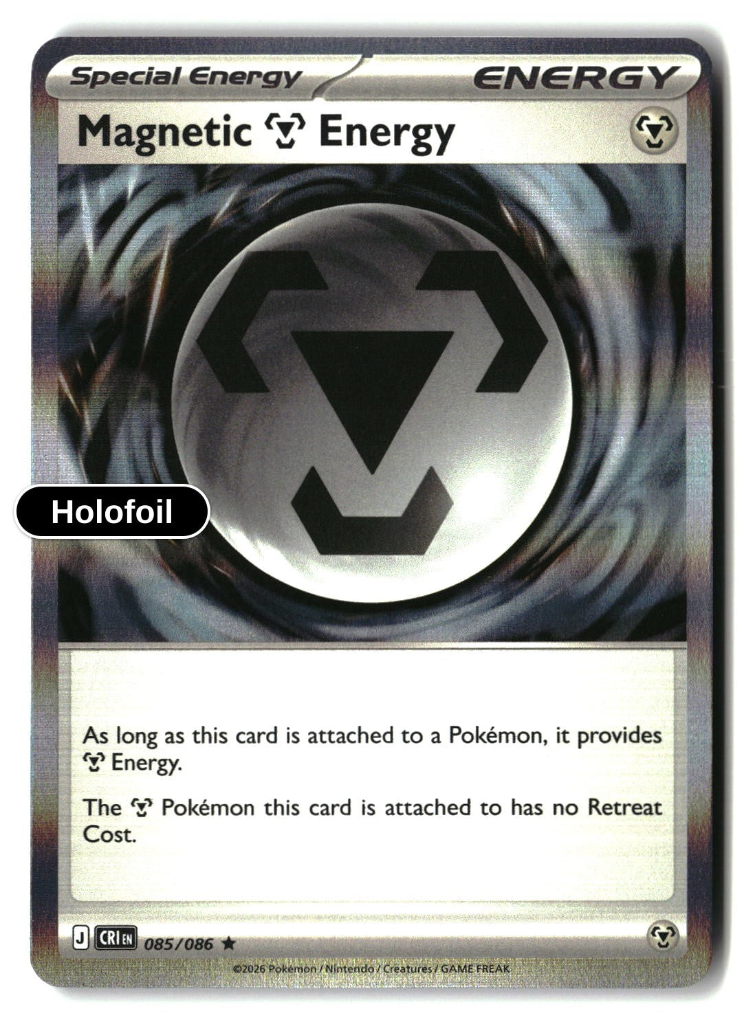 Magnetic Metal Energy - 085/086 - [CRI - ME04: Chaos Rising] - Holofoil