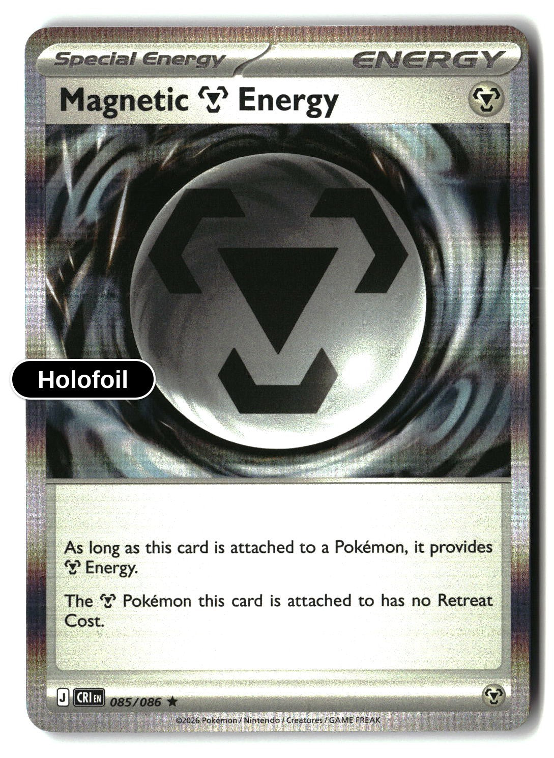 Magnetic Metal Energy - 085/086 - [CRI - ME04: Chaos Rising] - Holofoil