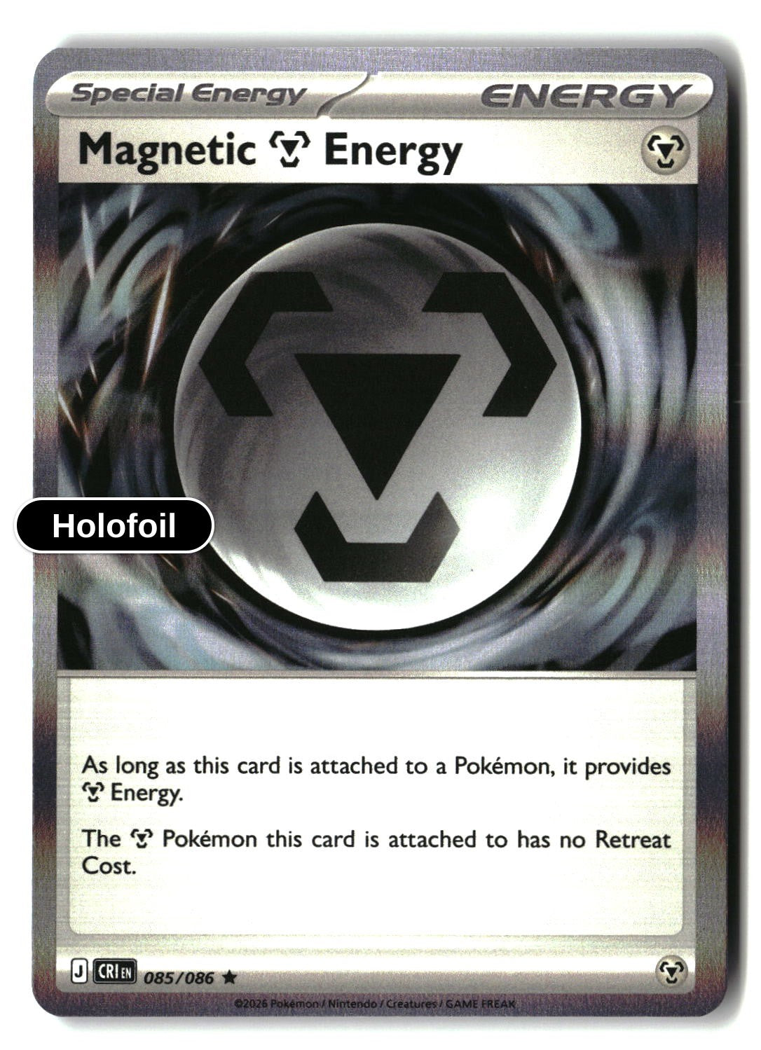 Magnetic Metal Energy - 085/086 - [CRI - ME04: Chaos Rising] - Holofoil