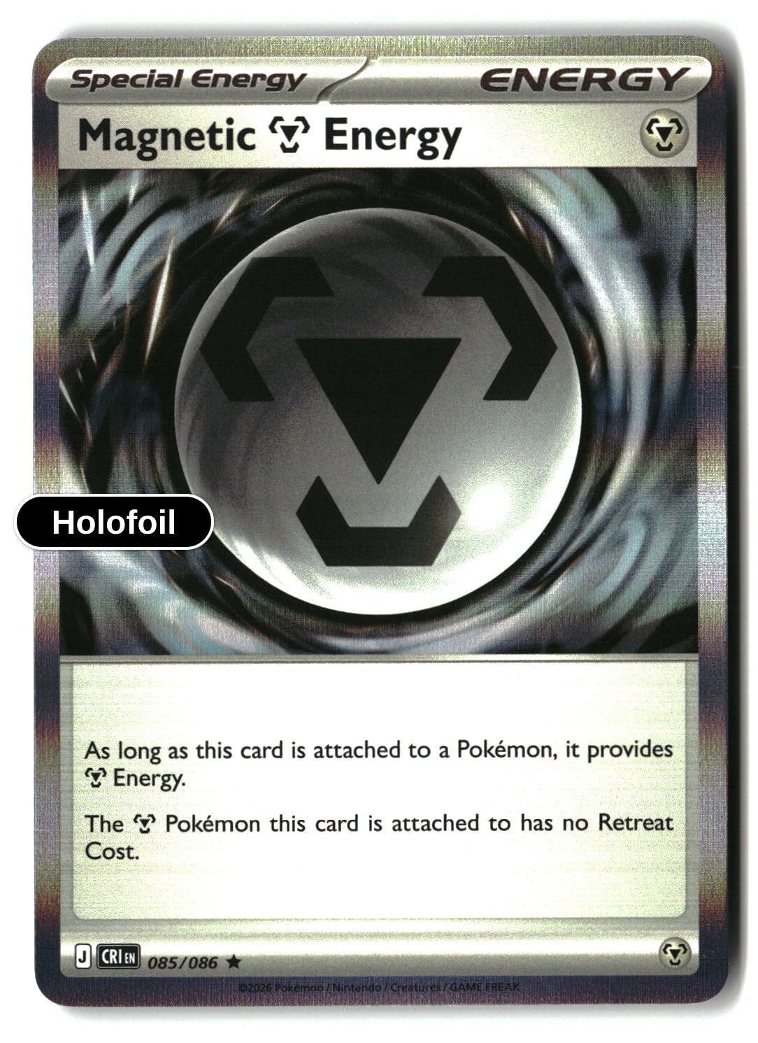 Magnetic Metal Energy - 085/086 - [CRI - ME04: Chaos Rising] - Holofoil