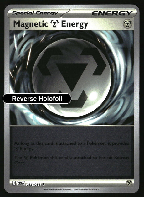 Magnetic Metal Energy - 085/086 - [CRI - ME04: Chaos Rising] - Reverse Holofoil