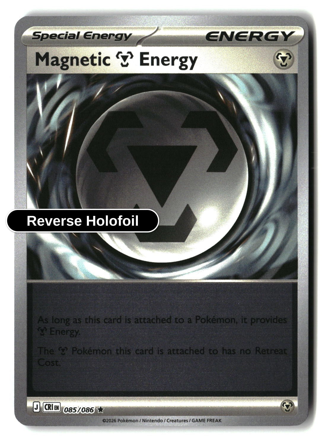 Magnetic Metal Energy - 085/086 - [CRI - ME04: Chaos Rising] - Reverse Holofoil