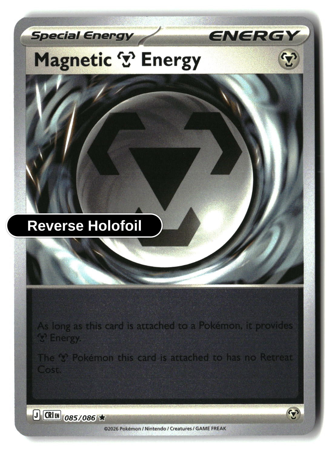 Magnetic Metal Energy - 085/086 - [CRI - ME04: Chaos Rising] - Reverse Holofoil