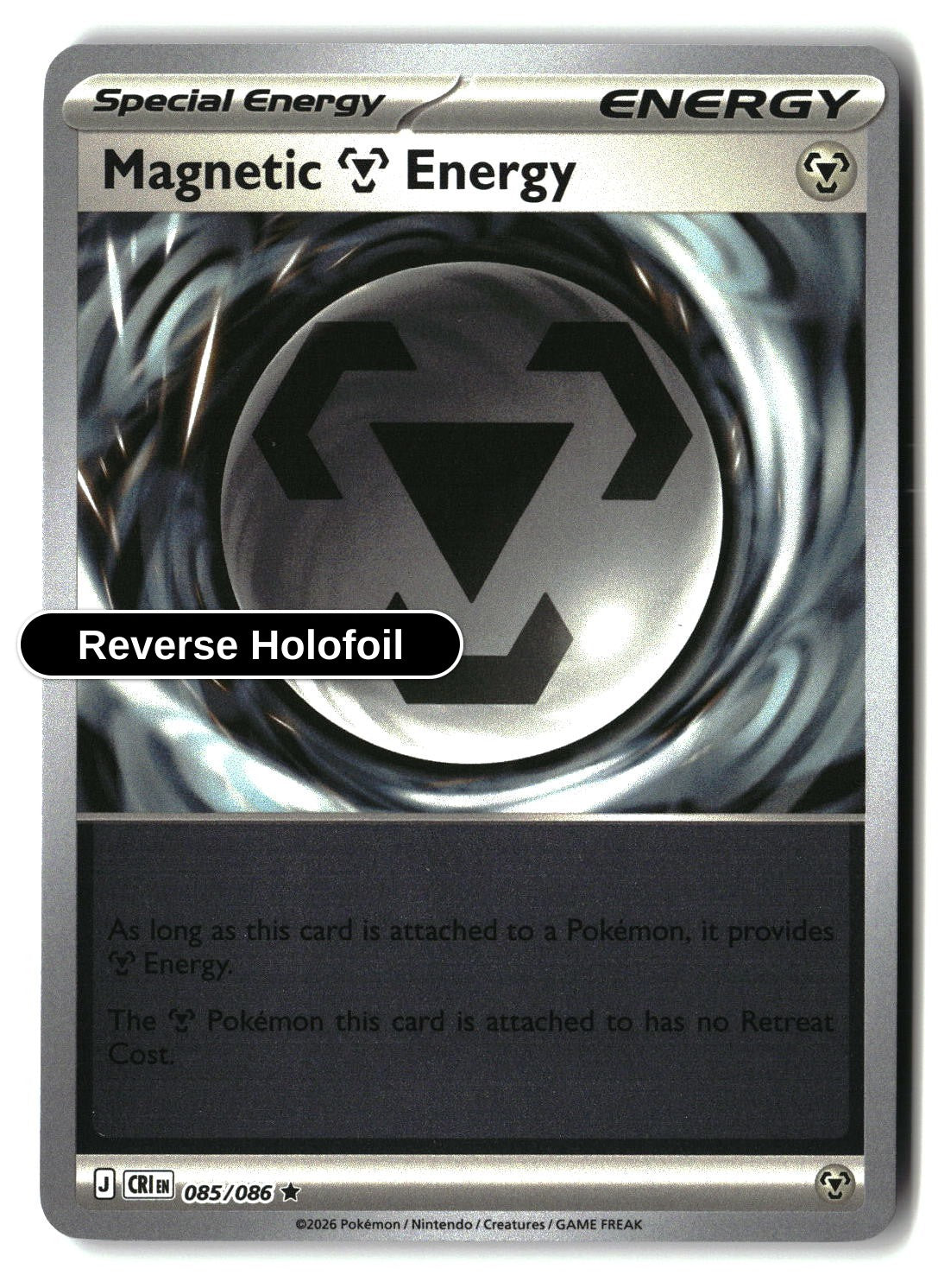 Magnetic Metal Energy - 085/086 - [CRI - ME04: Chaos Rising] - Reverse Holofoil