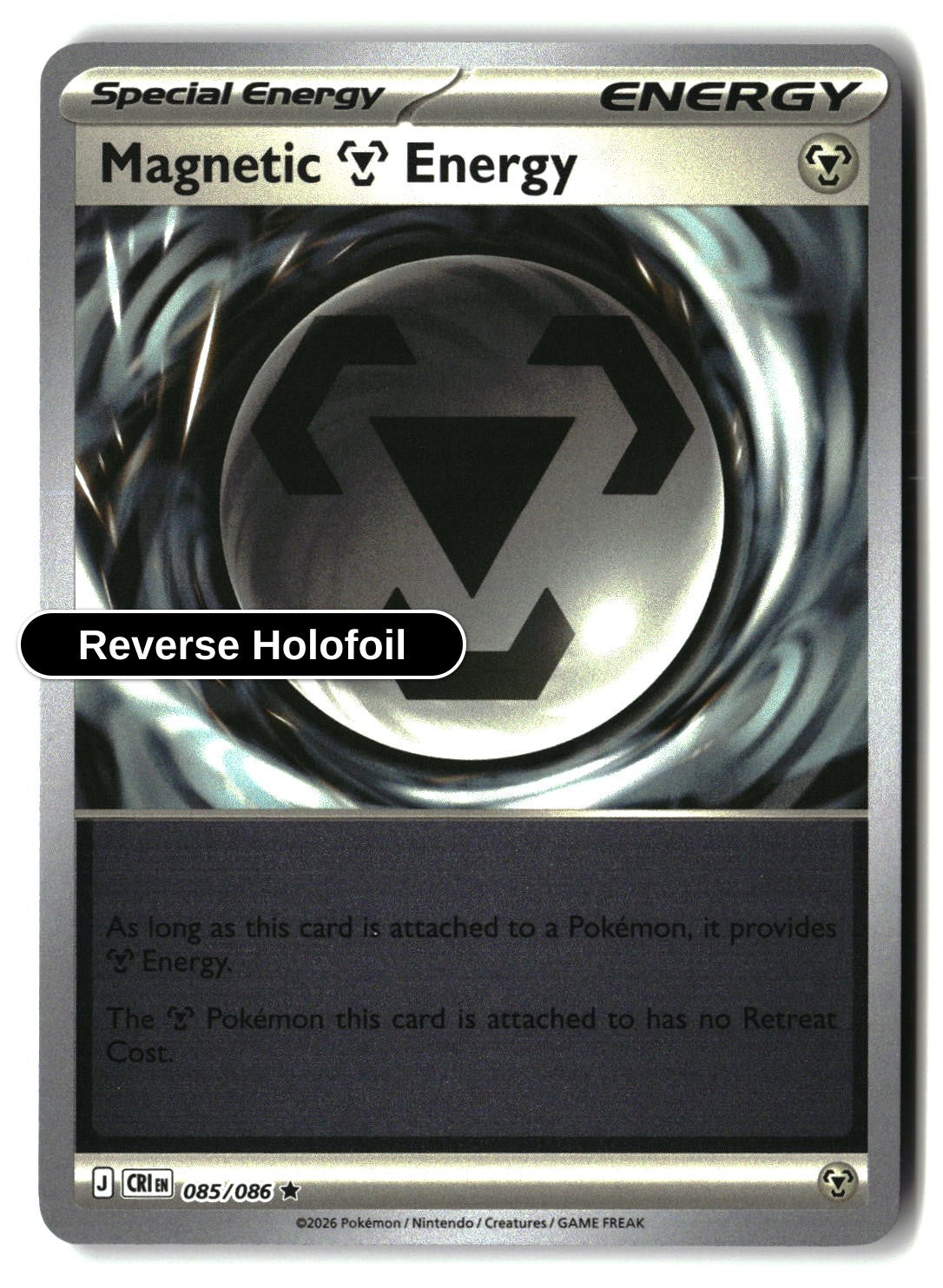 Magnetic Metal Energy - 085/086 - [CRI - ME04: Chaos Rising] - Reverse Holofoil