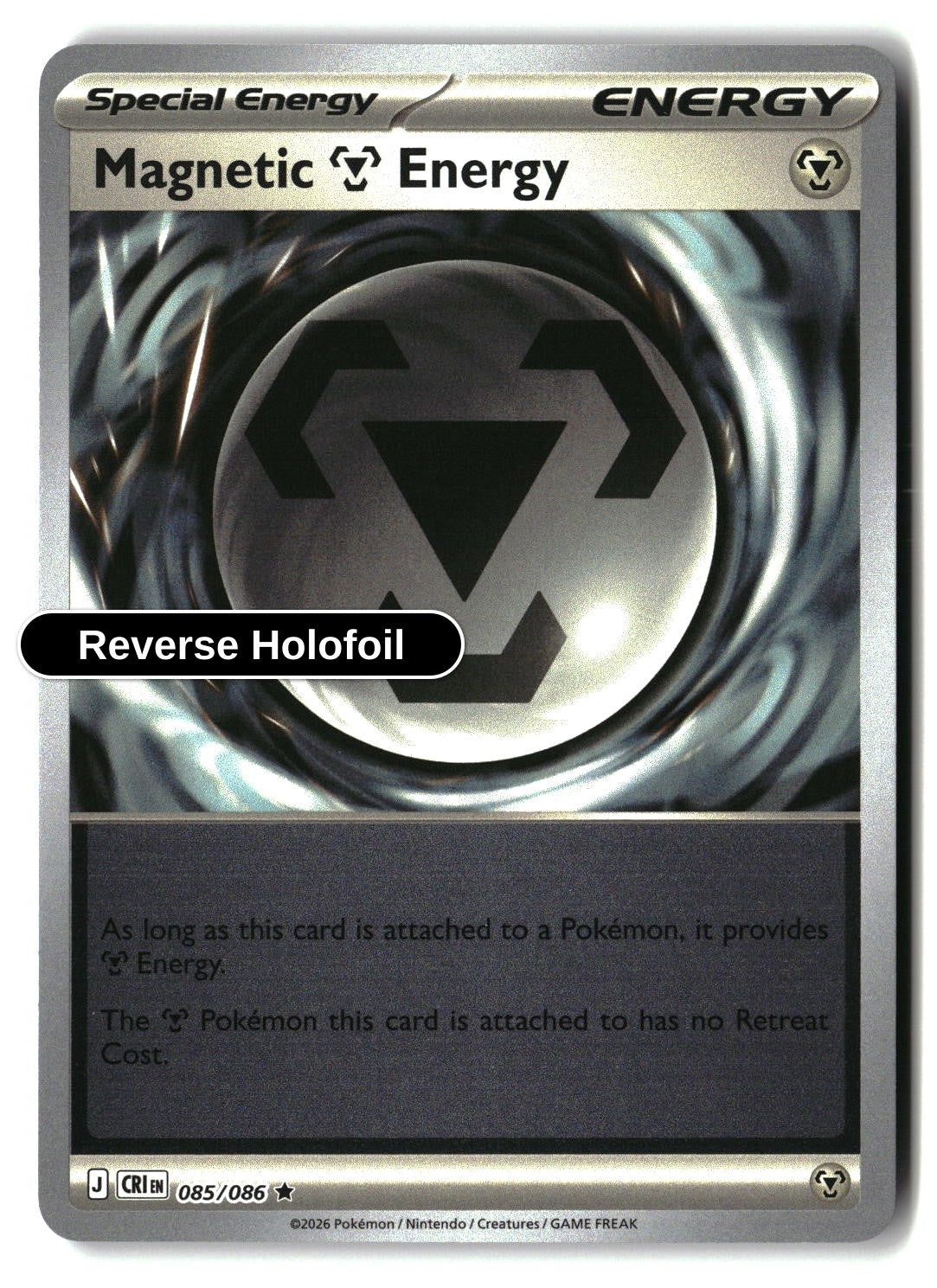 Magnetic Metal Energy - 085/086 - [CRI - ME04: Chaos Rising] - Reverse Holofoil