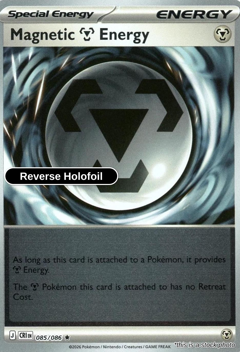 Magnetic Metal Energy - 085/086 - [CRI - ME04: Chaos Rising] - Reverse Holofoil