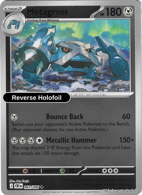 Metagross - 061/086 - [CRI - ME04: Chaos Rising] - Reverse Holofoil