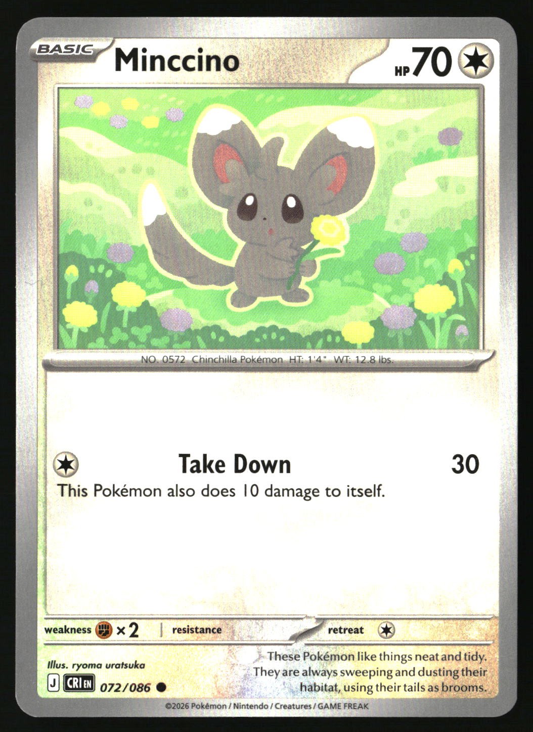 Minccino - 072/086 - [CRI - ME04: Chaos Rising]