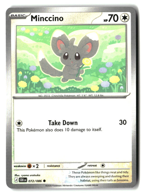 Minccino - 072/086 - [CRI - ME04: Chaos Rising]