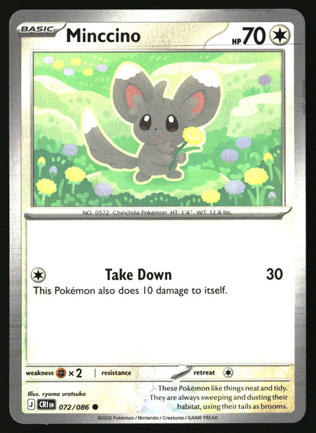Minccino - 072/086 - [CRI - ME04: Chaos Rising]