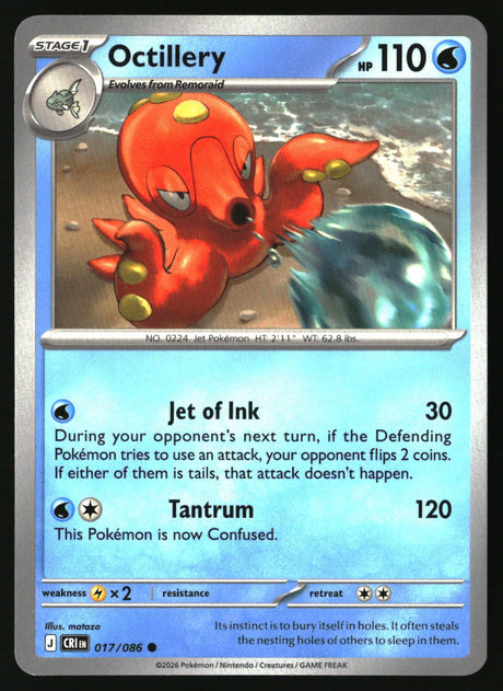 Octillery - 017/086 - [CRI - ME04: Chaos Rising]