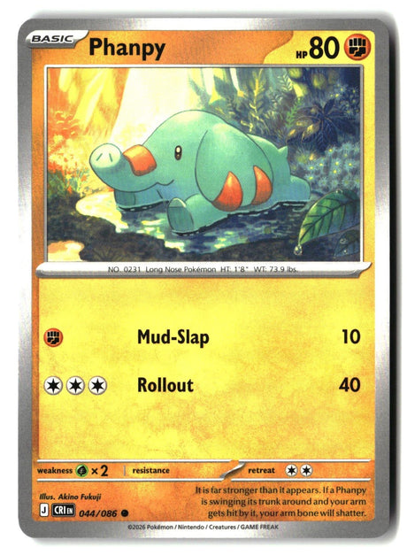 Phanpy - 044/086 - [CRI - ME04: Chaos Rising]