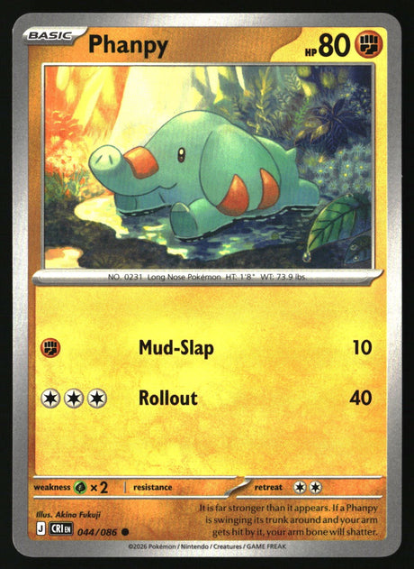 Phanpy - 044/086 - [CRI - ME04: Chaos Rising]