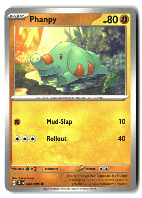 Phanpy - 044/086 - [CRI - ME04: Chaos Rising]