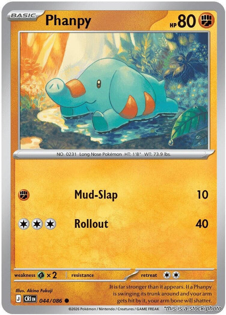 Phanpy - 044/086 - [CRI - ME04: Chaos Rising]