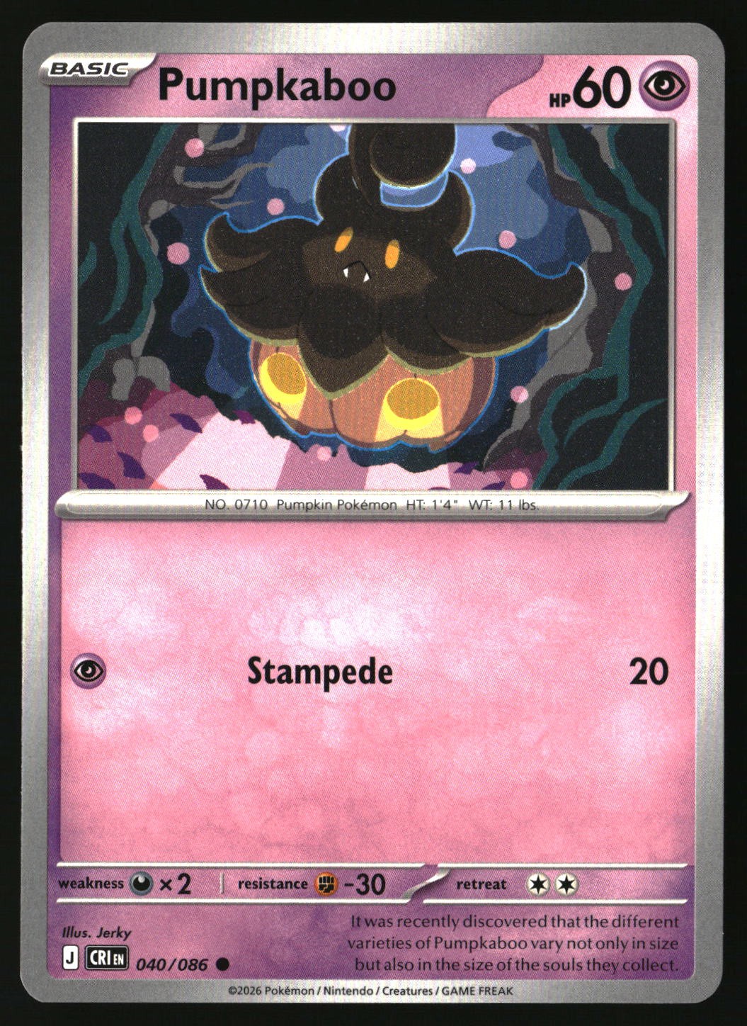 Pumpkaboo - 040/086 - [CRI - ME04: Chaos Rising]