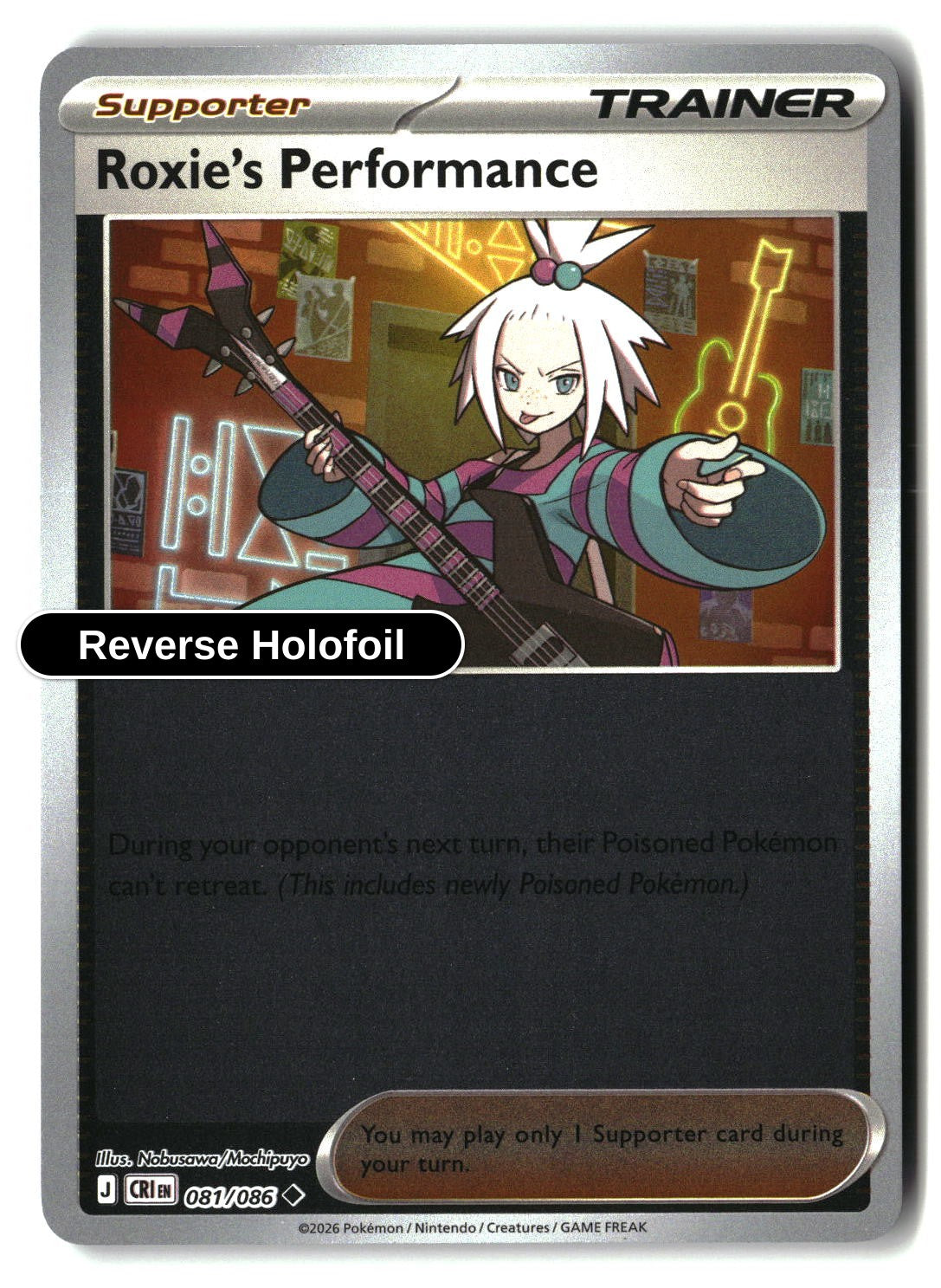 Roxie's Performance - 081/086 - [CRI - ME04: Chaos Rising] - Reverse Holofoil