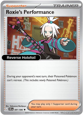 Roxie's Performance - 081/086 - [CRI - ME04: Chaos Rising] - Reverse Holofoil