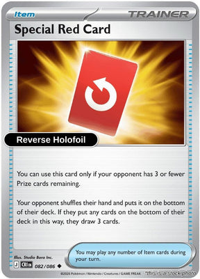 Special Red Card - 082/086 - [CRI - ME04: Chaos Rising] - Reverse Holofoil