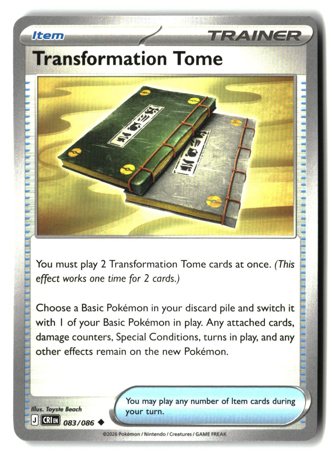 Transformation Tome - 083/086 - [CRI - ME04: Chaos Rising]
