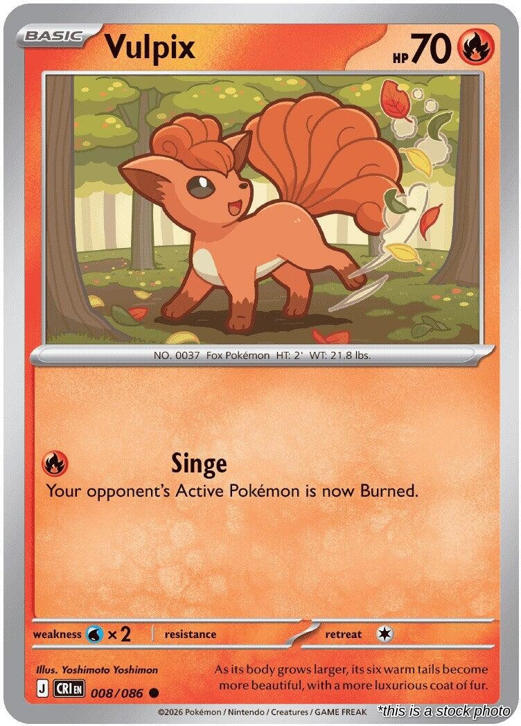 Vulpix - 008/086 - [CRI - ME04: Chaos Rising]