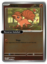 Vulpix - 008/086 - [CRI - ME04: Chaos Rising] - Reverse Holofoil