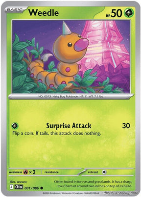 Weedle - 001/086 - [CRI - ME04: Chaos Rising]