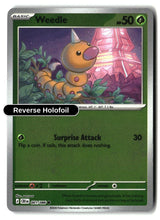Weedle - 001/086 - [CRI - ME04: Chaos Rising] - Reverse Holofoil