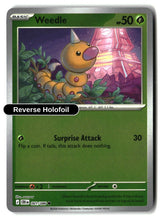 Weedle - 001/086 - [CRI - ME04: Chaos Rising] - Reverse Holofoil