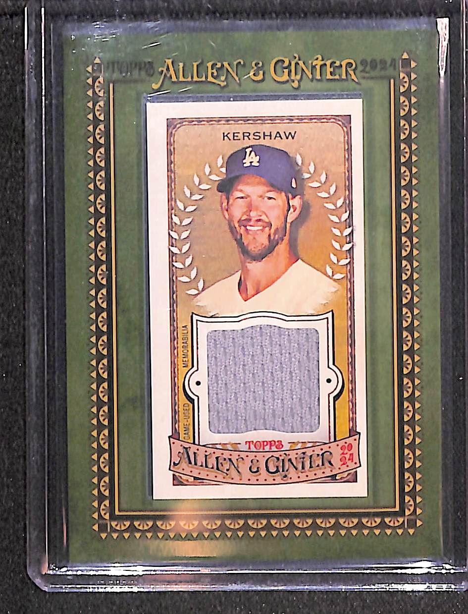 Clayton Kershaw 2024 Allen and Ginter Mini Framed Relic #MFR-CK