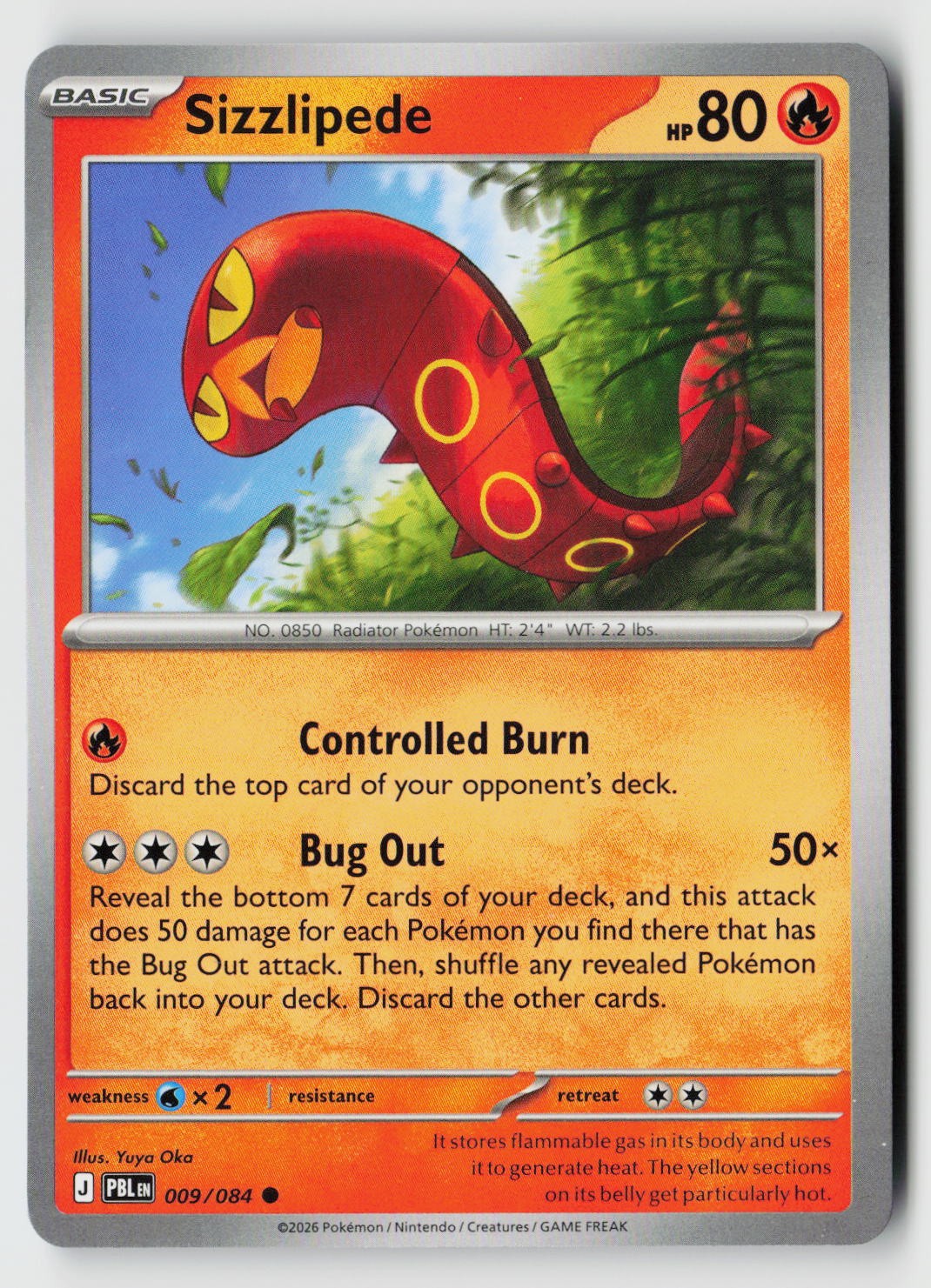 Sizzlipede
