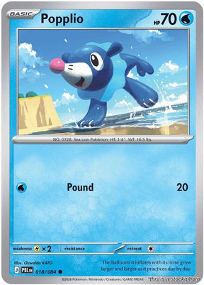 Popplio - 018/084 - [PBL - ME05: Pitch Black]