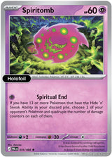 Spiritomb - 035/084 - [PBL - ME05: Pitch Black] - Holofoil