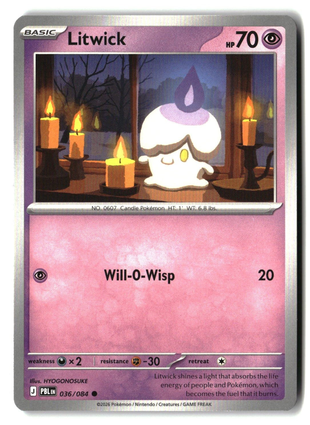 Litwick -Normal - 036/084 - [PBL - ME05: Pitch Black]