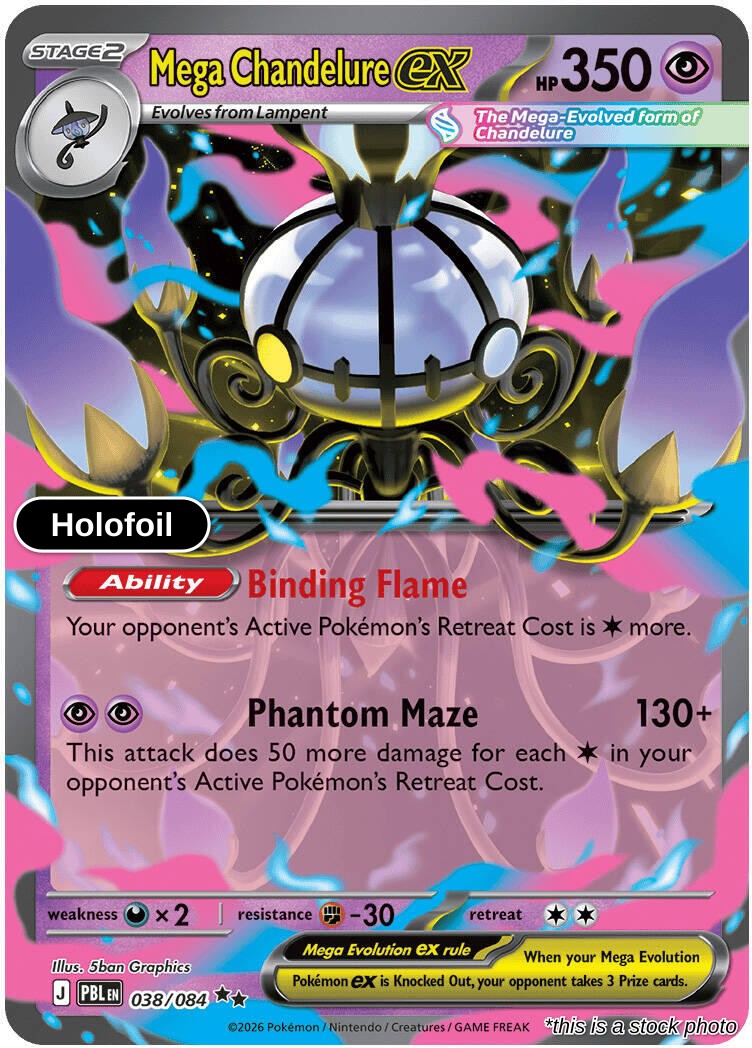 Mega Chandelure ex - 038/084