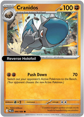 Cranidos - 044/084 - [PBL - ME05: Pitch Black] - Reverse Holofoil