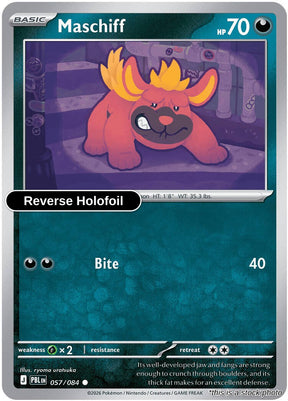 Maschiff - 057/084 - [PBL - ME05: Pitch Black] - Reverse Holofoil