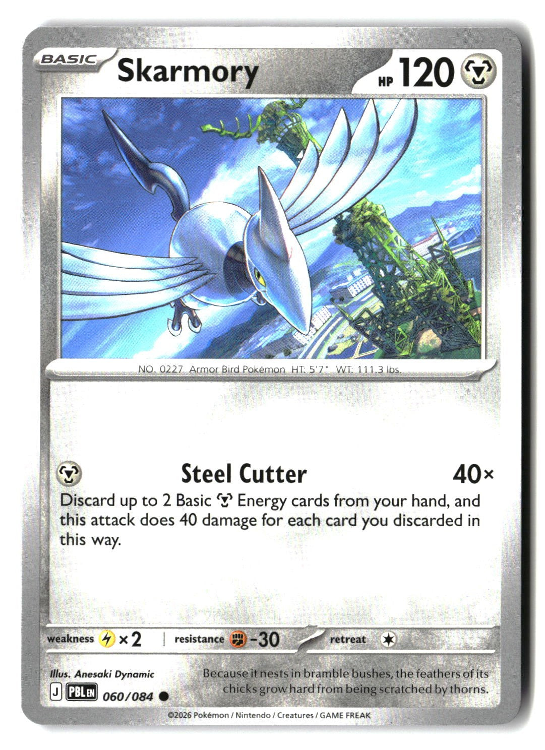 Skarmory - 060/084 - [PBL - ME05: Pitch Black]
