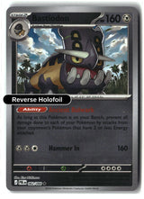 Bastiodon - 062/084 - [PBL - ME05: Pitch Black] - Reverse Holofoil