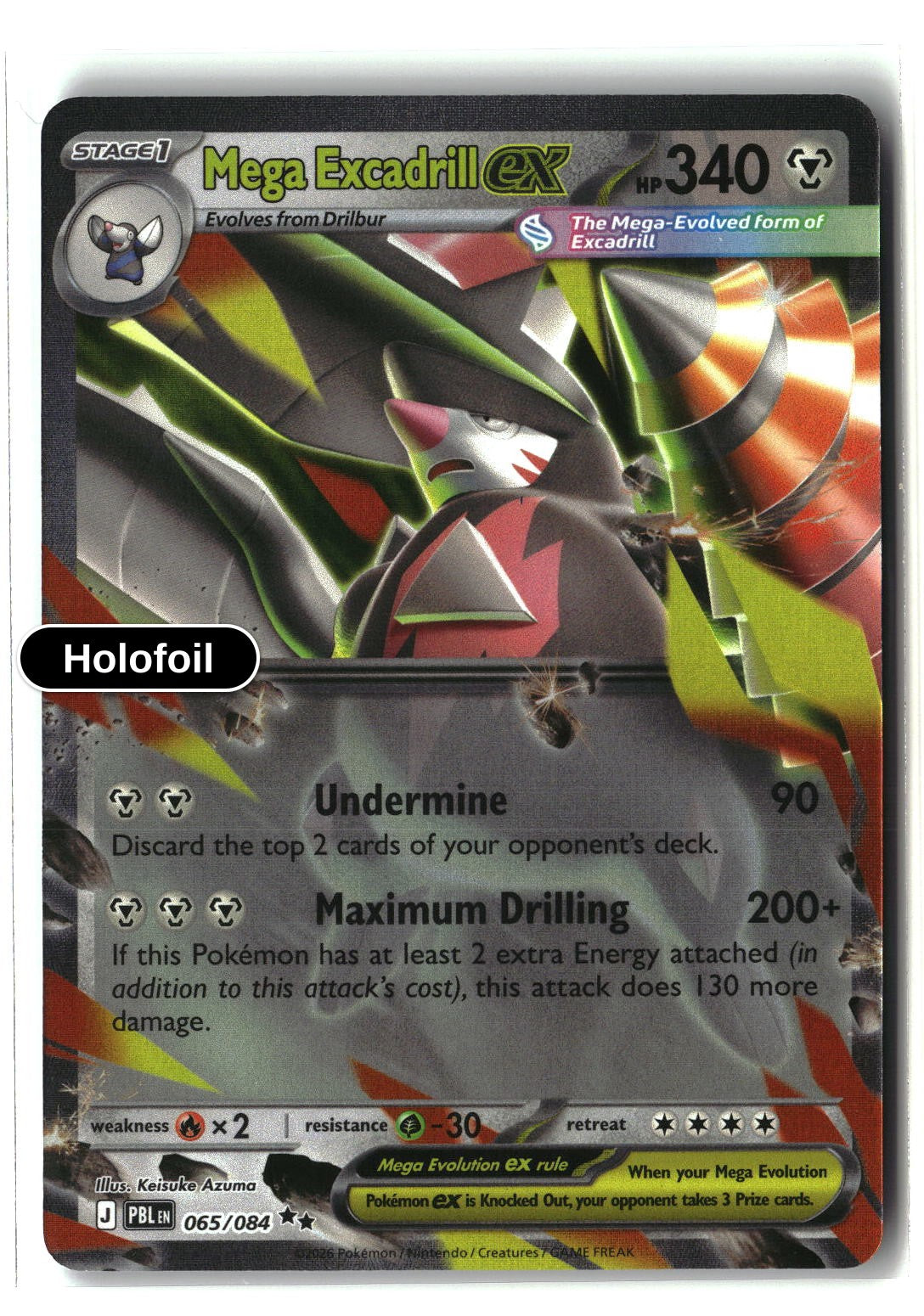 Mega Excadrill ex - 065/084