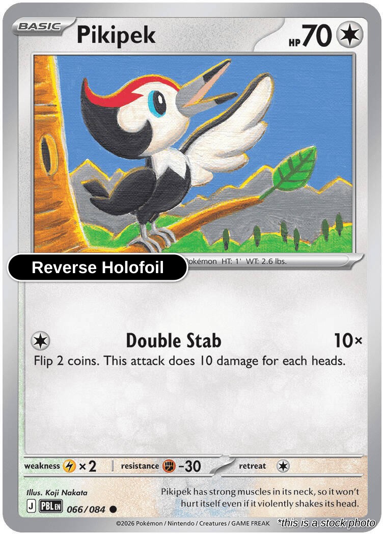 Pikipek - 066/084 - [PBL - ME05: Pitch Black] - Reverse Holofoil