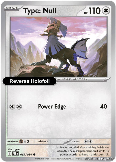 Type: Null - 069/084 - [PBL - ME05: Pitch Black] - Reverse Holofoil