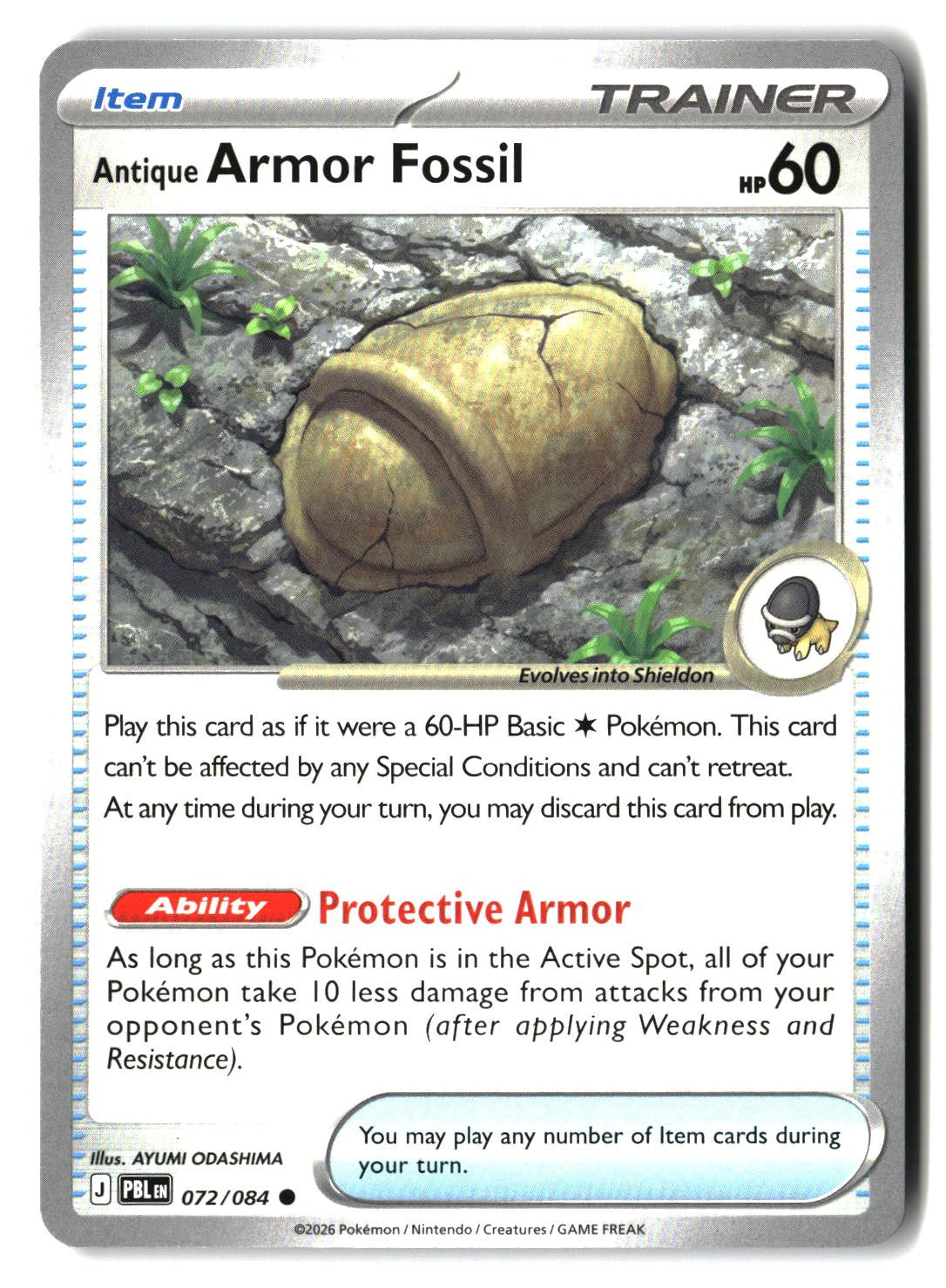 Antique Armor Fossil