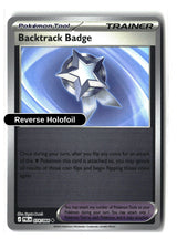 Backtrack Badge - 074/084 - [PBL - ME05: Pitch Black] - Reverse Holofoil