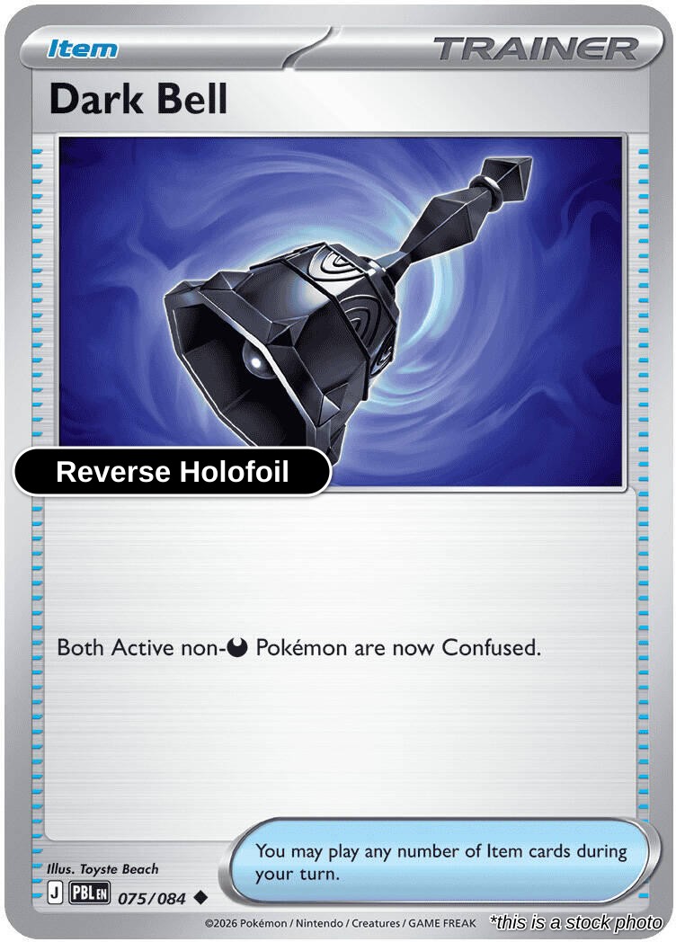 Dark Bell - 075/084 - [PBL - ME05: Pitch Black] - Reverse Holofoil