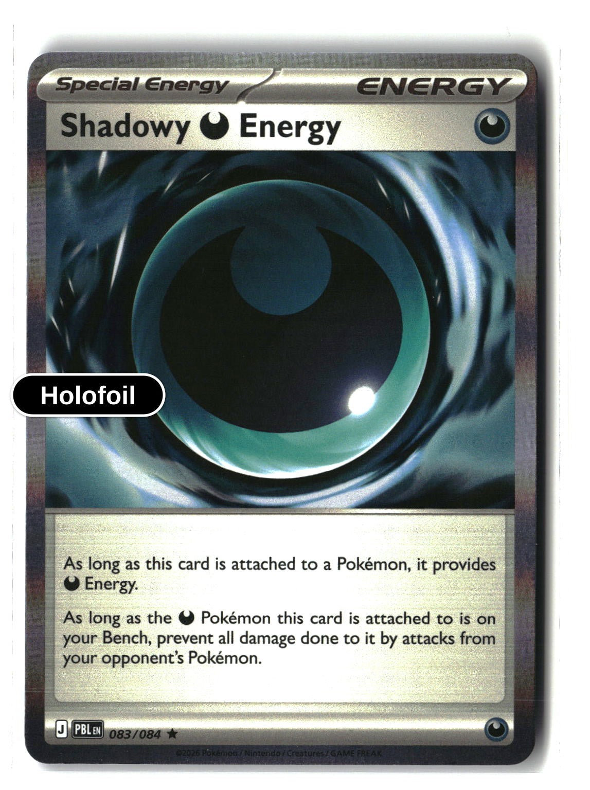 Shadowy Darkness Energy - 083/084 - [PBL - ME05: Pitch Black] - Holofoil