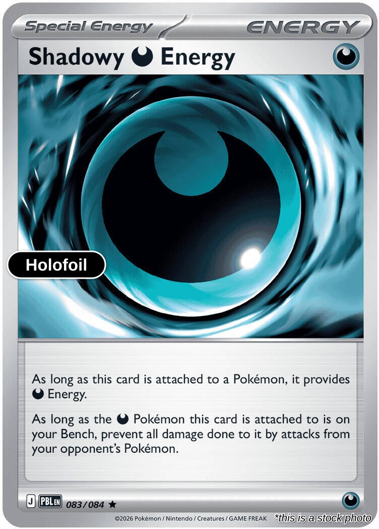 Shadowy Darkness Energy - 083/084 - [PBL - ME05: Pitch Black] - Holofoil