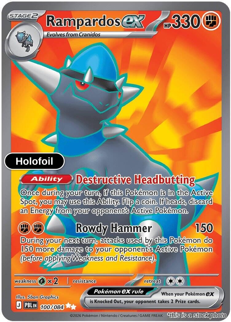 Rampardos ex - 100/084