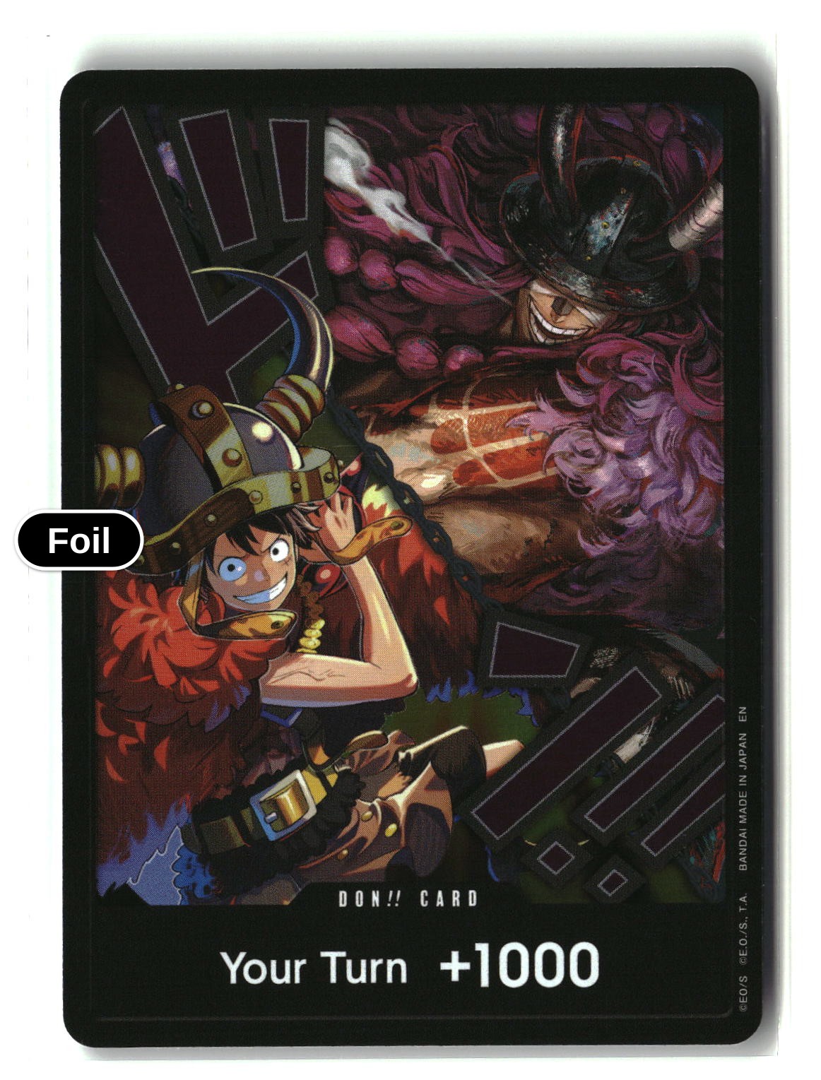 DON!! Card (Alternate Art) (Luffy and Loki) (Gold)